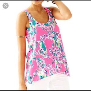 Lilly Pulitzer Monterey Tank Toucan Can